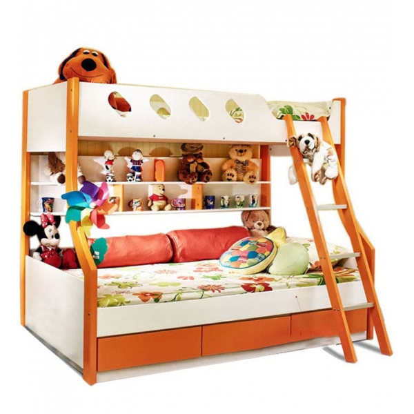 Интернет-магазин Мекко предоставляет возможность купить двухъярусные детские кровати, соответствующие самым смелым пожеланиям и строгим запросам. 