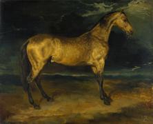 Картина Кінь, що злякалася блискавки, Жан-Луї-Андре-Теодор Жеріко